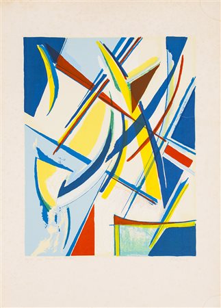 ARMANDO PIZZINATO (1910-2004) Senza Titolo Litografia cm 69,5x50 Firma e...