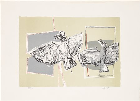 GIORGIO CELIBERTI (1929) Senza Titolo Litografia cm 50x70 Firma e numerazione...