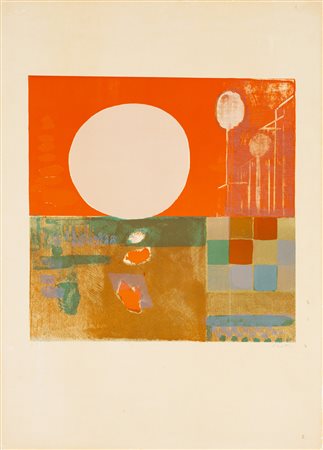 BRUNO SAETTI (1902-1984) Senza Titolo Litografia cm 70x50 Firma e numerazione...