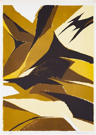 SILVANO BOZZOLINI (1911-1998) Senza Titolo, 1962 Litografia cm 70x50 Firma,...