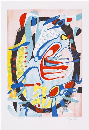 WLADIMIRO TULLI (1922-2003) Senza Titolo Acquaforte Lastra cm 40,5x28,5...