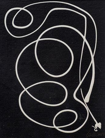 BRUNO CARACENI (1927-1986) Senza Titolo, 1976 Tecnica mista su tavola cm...