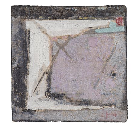 PRIMO FORMENTI (1941) Senza Titolo Tecnica mista su tela cm 20x20 Firma al...