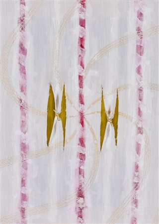 CALOGERO SALEMI (1966) Squarci di giallo, 2017 Tecnica mista e applicazioni...