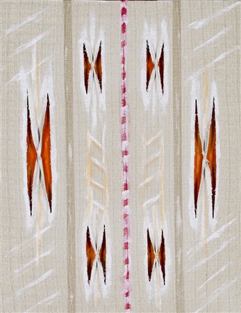 CALOGERO SALEMI (1966) Squarci d'arancio, 2017 tecnica mista e applicazioni...