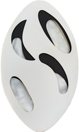 DALILA CROTTI (1983) N.I.R. 1128, 2005 Tecnica mista e pelli su tavola cm...