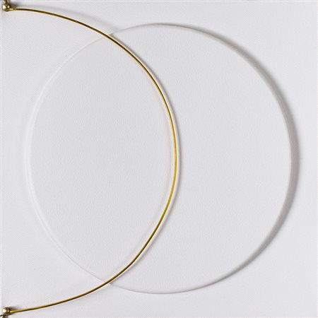 BRUNO BANI (1964) Moon W., 2014 Acrilici e applicazioni su tela cm 30x30x5...