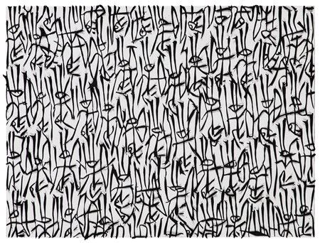 SERGIO FERMARIELLO (1961) Senza Titolo, 2005 Pasta di marmo su cartone telato...