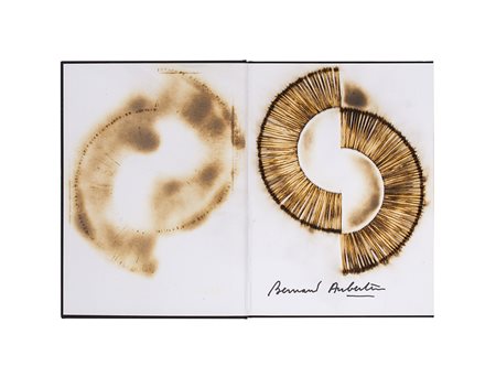 BERNARD AUBERTIN (1934-2015) Livre Brul&eacute; Rosenberg, 2010 Applicazioni...