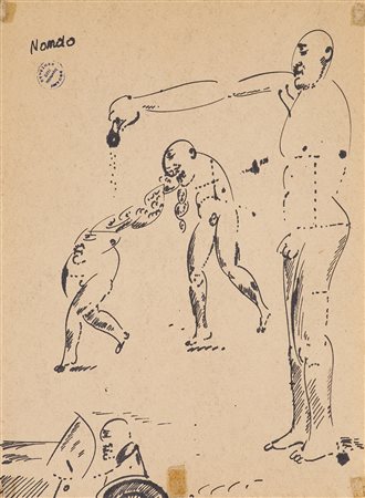 PIERLUCA FERNANDINO NANDO (1912-1987) Senza Titolo Pennarello su carta cm...