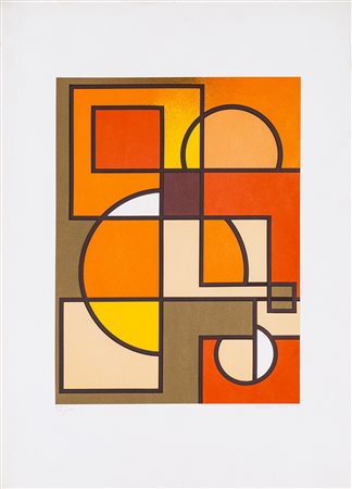 MARIO RADICE (1898-1987) Senza Titolo Litografia cm 68,5x49 Firma e...