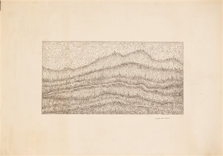 FABIO MASSIMO SOLARI Senza Titolo Penna su carta cm 33,5x48 Firma al fronte...