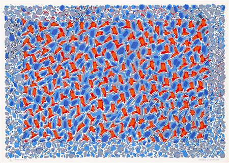 SALVATORE ESPOSITO (1937) Mare Aperto, 1972 Serigrafia cm 50x70 Firma,...