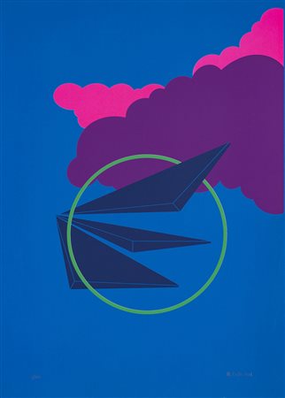 MICHELE FESTA (1932) Senza Titolo, 1974 Serigrafia cm 70x50 Firma, datazione...