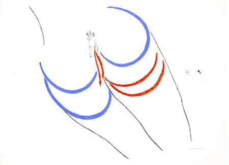 GIULIO TURCATO (1912-1995) Senza Titolo Litografia cm 50x70 Firma e...