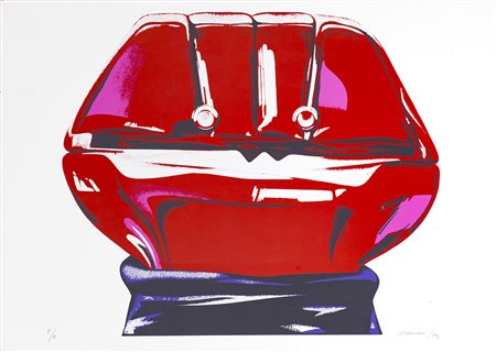 UMBERTO MARIANI (1936) Senza Titolo, 1972 Litografia cm 50x70 Firma,...