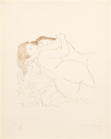 BERNARDINO PALAZZI (1907-1987) Senza Titolo, 1959 Litografia cm 57x45 Firma,...