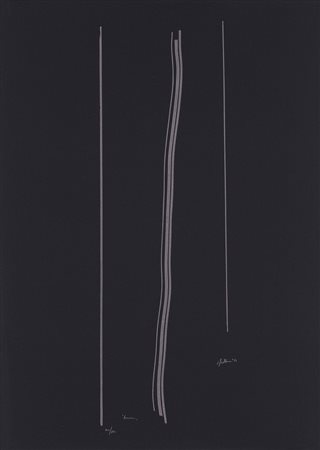 VITTORE FRATTINI (1937) Lotto unico composto da 2 litografie: Lumen, 1971...