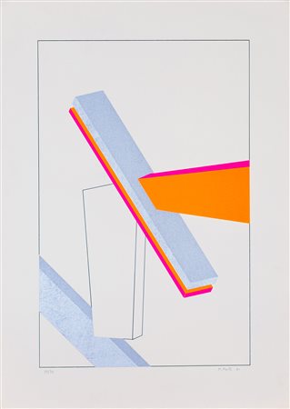 MICHELE FESTA (1932) Senza Titolo, 1971 Serigrafia cm 70x48 Firma, datazione...