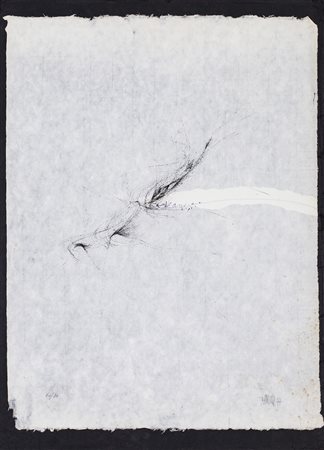 GIANFRANCO GIANNI ZANINI (1944) Senza Titolo, 1977 Serigrafia su carta a mano...
