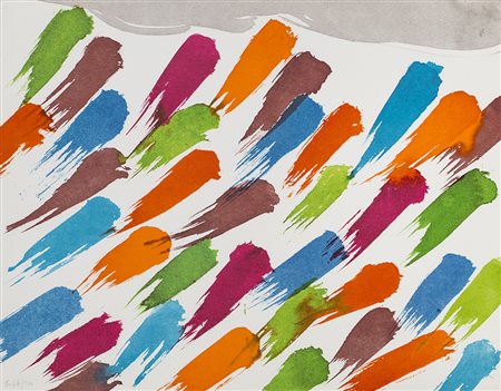 HSIAO CHIN (1935) Senza Titolo Fotolitografia su carta cm 37x48 Numerazione...