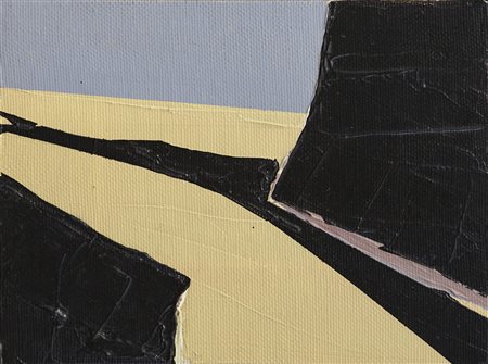 FRANCO FERRARI (1929-2000) Deserto freddo, 1986 Acrilici su tela cm 13,5x18...