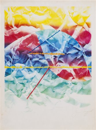 JAMES ROSENQUIST (1933-2017) Senza Titolo Fotolitografia cm29,5x22,5 Firma in...