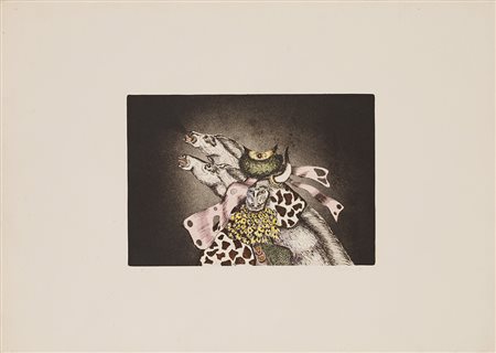 BENITO TROLESE (1937) Senza Titolo, 1978 Acquaforte Foglio cm 50x69 Lastra cm...