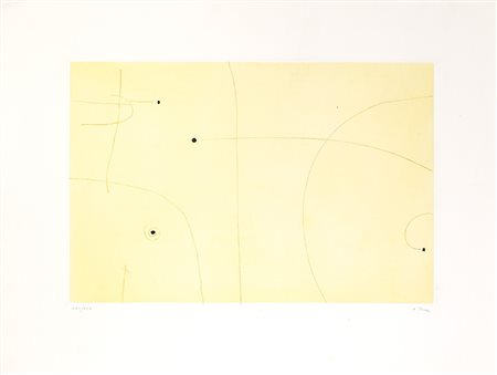 ACHILLE PACE (1923) Senza Titolo Acquaforte Foglio cm 50x66,5 Lastra cm 32x49...