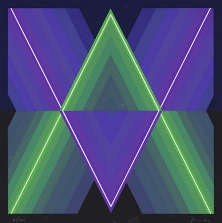 HORACIO GARCIA ROSSI (1929-2012) Senza Titolo Serigrafia cm 39,5x39,5 Firma e...