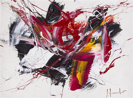 SILVIO FORMICHETTI (1969) Senza Titolo, 2012 Acrilici su tela cm 30x40 Firma...