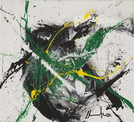 SILVIO FORMICHETTI (1969) Senza Titolo, 2015 Acrilici su tela cm 20x20 Firma...