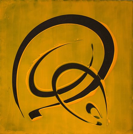 ANTONIO BACCARIN (1954) Senza Nome, 1991 Emulsione, olio e acrilico su tela...