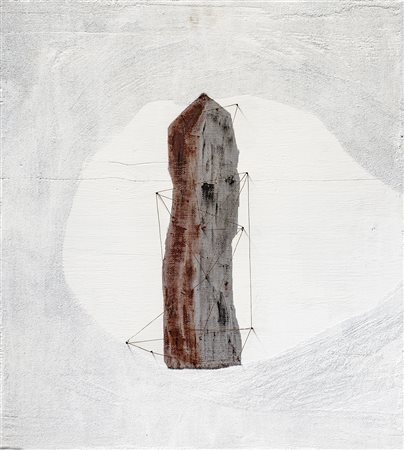 BRUNO CARACENI (1927-1986) Senza Titolo, 1957 Tecnica mista, filo di ferro e...