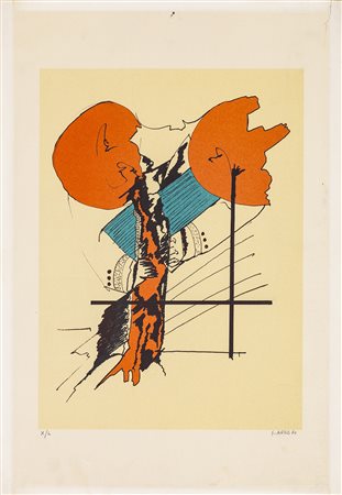 GIANNI ARDE (1937-2007) Senza Titolo, 1970 Stampa su cartoncino cm 50x34...