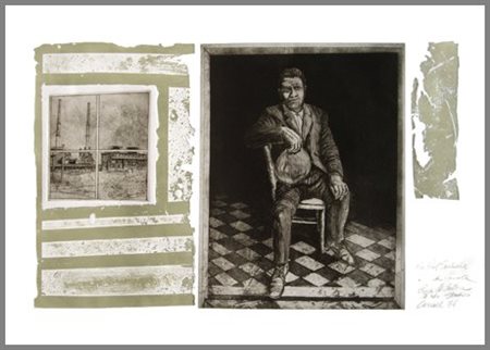 ROBERT CARROLL 1934 Senza titolo 1974 Incisione a colori es. unico prova di...