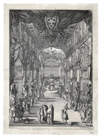 Stefano Della Bella,&nbsp;Funerali del principe Francesco de'...