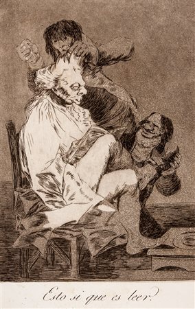 Francisco Goya y Lucientes,&nbsp;Esto si que es leer (Questo viene certamente...