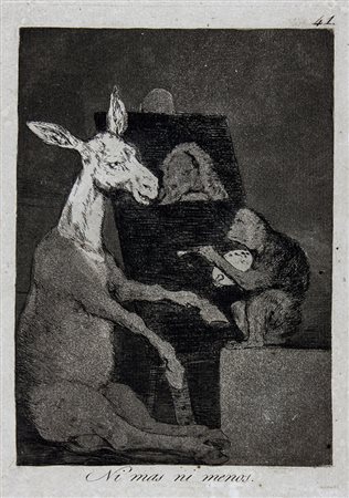 Francisco Goya y Lucientes,&nbsp;Ni mas ni menos (Ne' più ne'...