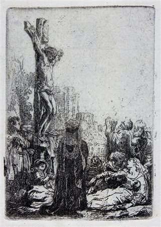 Rembrandt Harmenszoon van Rijn,&nbsp;Crocefissione (lastra piccola).1635...