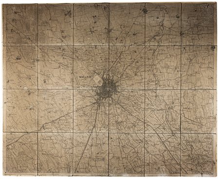 Vittorio Angeli (Attivo dal 1820 al 1845 circa ),&nbsp;Pianta della città di...