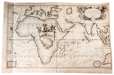 Vincenzo Maria Coronelli,&nbsp;Route maritime de Brest à Siam; et de Siam à...