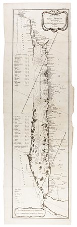 Carsten Niebuhr,&nbsp;Mare Rubrum seu Sinus Arabicus.1763Incisione in rame....