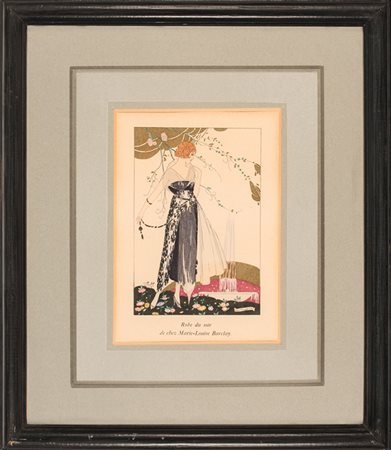 Umberto Brunelleschi,&nbsp;Robe du soir de chez Marie-Louise...