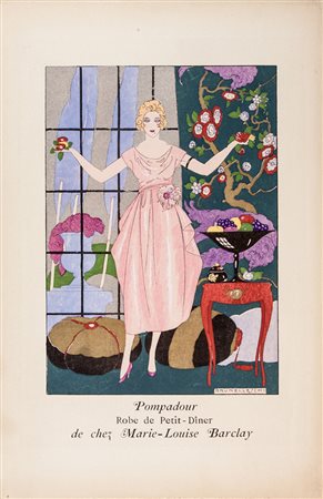 Umberto Brunelleschi,&nbsp;Pompadour, robe de petit-diner de chez...