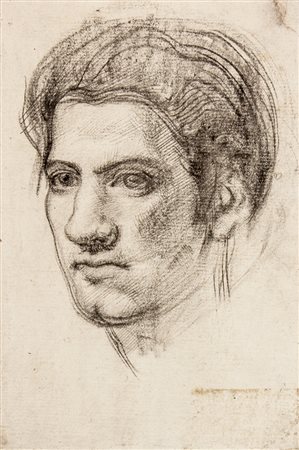 Luciano Guarnieri,&nbsp;Lotto composto di 3 disegni. 1) Autoritratto. Matita...