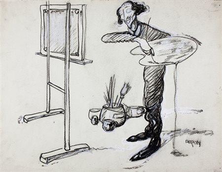 Adolfo Perone (Attivo in Italia nel XX secolo ),&nbsp;Lotto composto di 3...