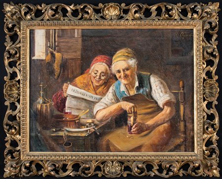 Rodolfo Agresti (Attivo in Italia nel XIX secolo ),&nbsp;Coppia di...