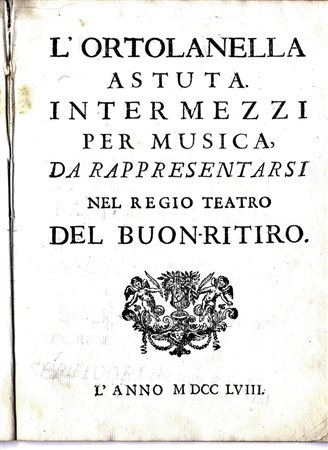 Hasse Johann Adolf,&nbsp;'De folgori di Giove' – Aria dall'opera 'Il trionfo...