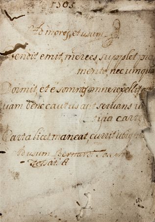 Statutum civis Linguilia.Non datato ma metà del XVI secolo.Manoscritto...